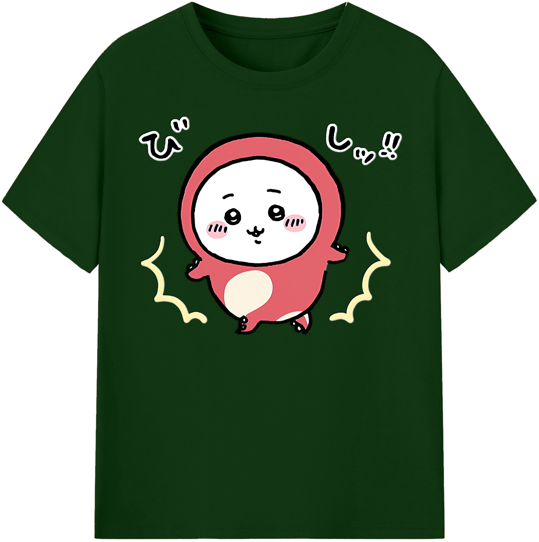 （画像用） ちいかわ ちいかわ Chii-kawa chiikawa 綿100％半袖Tシャツ（フロントプリント）